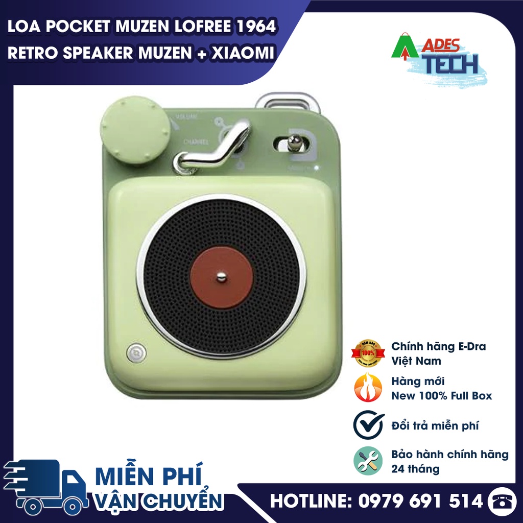 Loa Pocket Muzen Lofree 1964 | Retro Speaker MUZEN + XIAOMI | Loa Mini Bluetooth