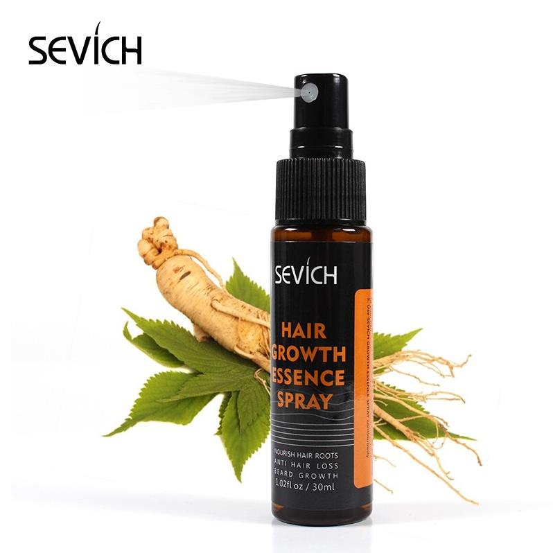 Tinh Chất Xịt Kích Mọc Tóc SEVICH Chiết Xuất Gừng Kháng Khuẩn 30ml