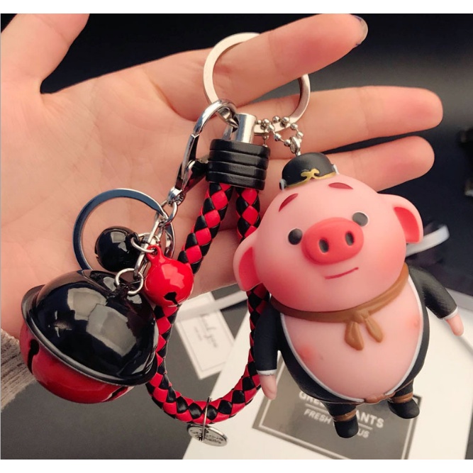 Móc khóa móc khóa con lợn móc khóa con heo móc khóa hoạt hình móc khóa dễ thương