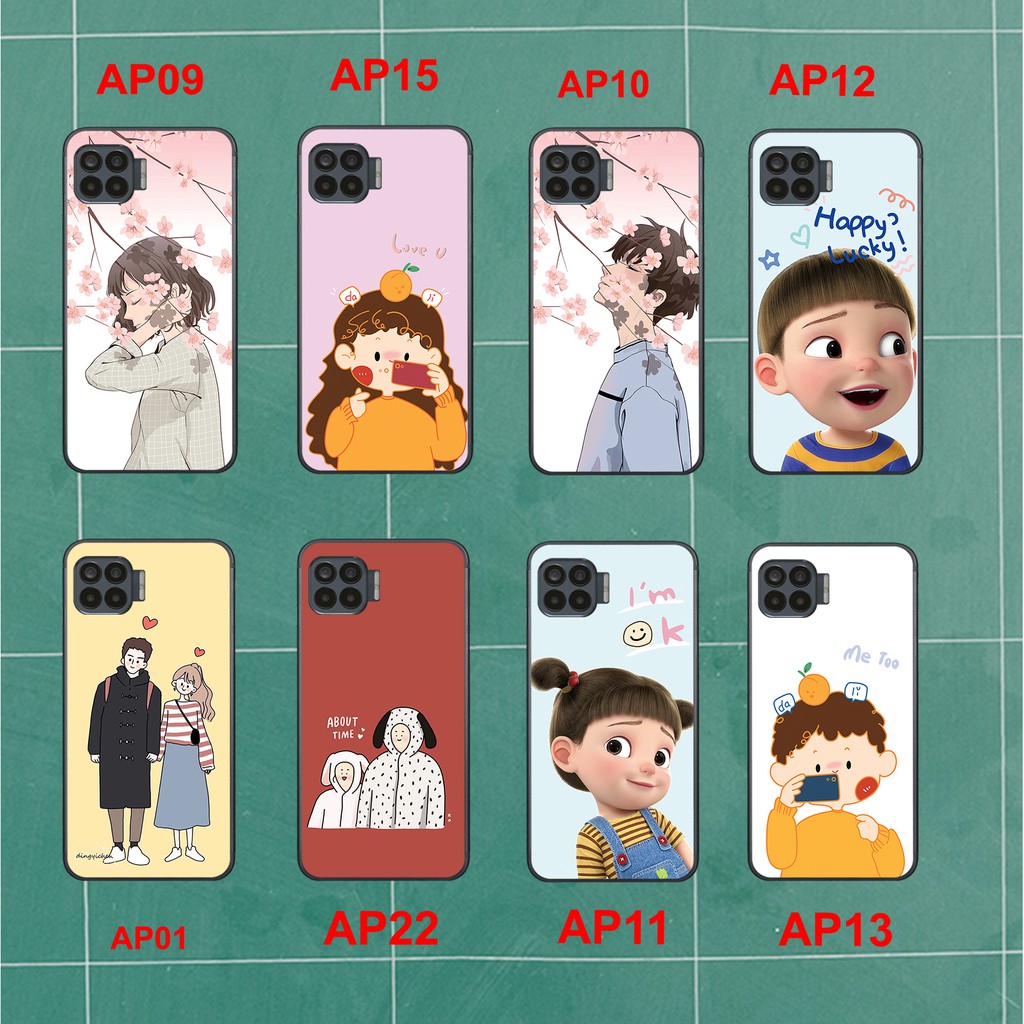 [ HÀNG HOT ] Ốp lưng điện thoại Oppo A93 - A73 - F17 in hình cặp đôi đẹp - cute đáng yêu