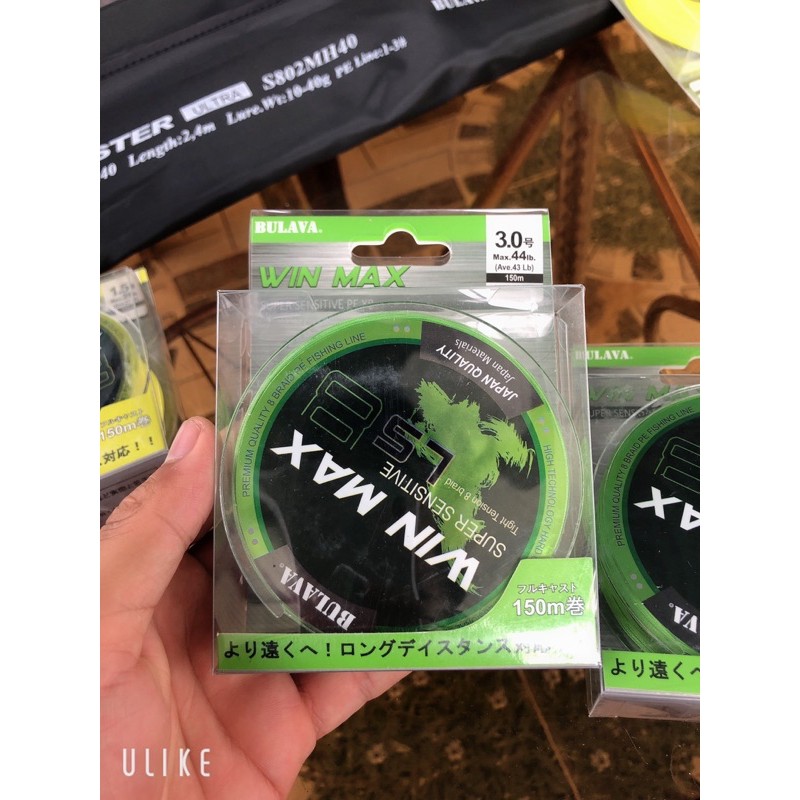 Dây PE WIN MAX Japan bên và  trâu