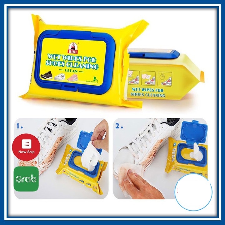Khăn Giấy Lau Giày Siêu Sạch SNEAKER Hộp 30 Tờ Siêu Hot Không Hoá Chất Làm Hại Vải