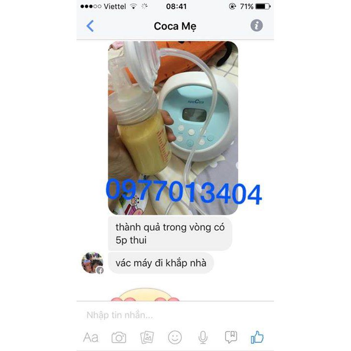 Máy hút sữa Spectra S1 Plus bản 2020 + Cup Spectra- tặng combo 10 Món