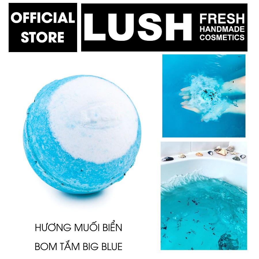 Viên sủi bọt bồn tắm Lush - Big blue bath bomb