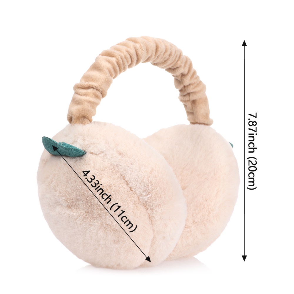 Phụ Kiện Chụp Tai Giữ Ấm Bằng Lông Nhung Nhiều Màu Sắc Thời Trang Thu Đông Có Thể Gấp Gọn Thoải Mái Cho Nữ