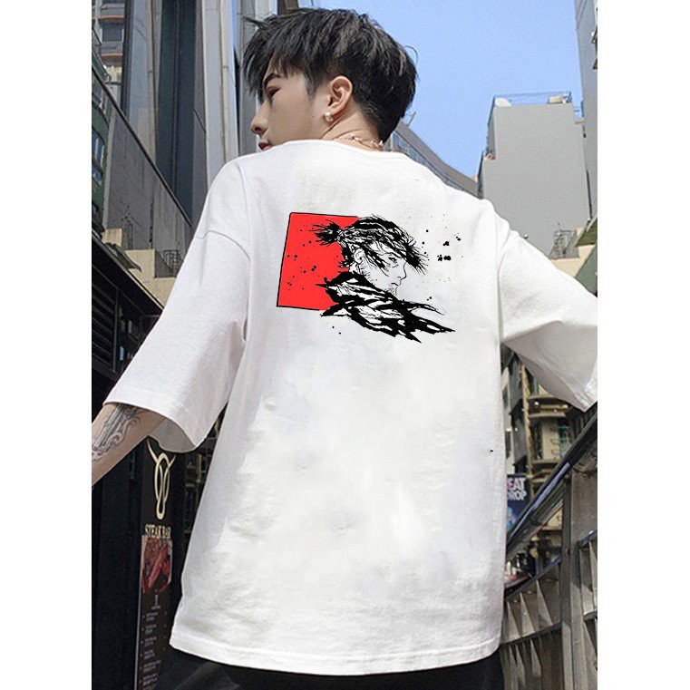 Áo thun unisex độc lạ Samurai form rộng vải dày mịn 2019T1815