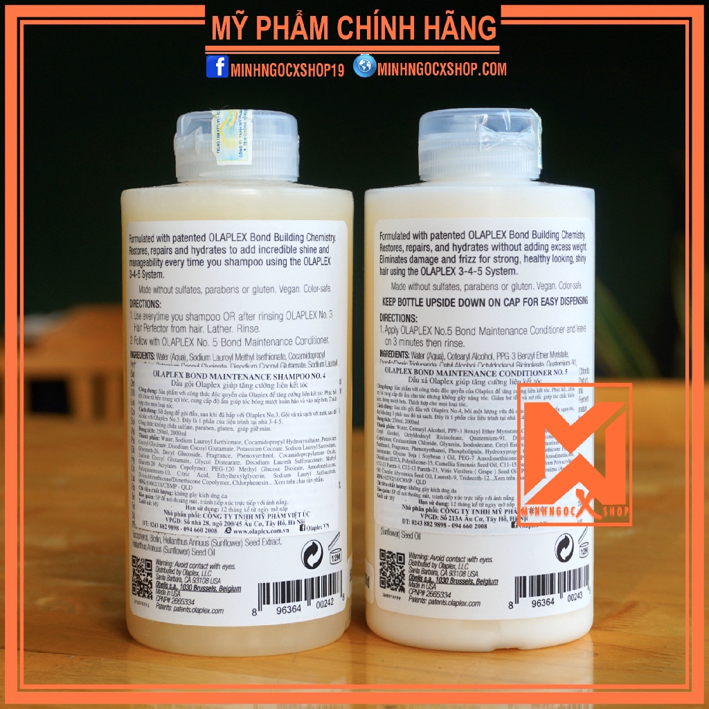 ✅[RẺ VÔ ĐỊCH] GỘI XẢ OLAPLEX NO4&5 250ML CHÍNH HÃNG NHẬP MỸ | BigBuy360 - bigbuy360.vn