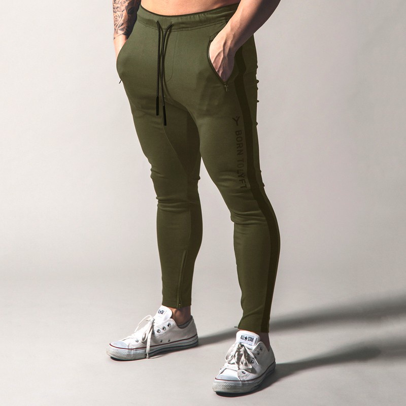 Quần Thể Thao Cotton Kẻ Sọc Năng Động Hợp Thời Trang Cho Nam