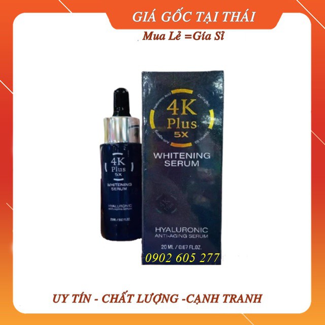 [Hàng chính hãng] Serum 4K Plus 5X Whitening Thái Lan