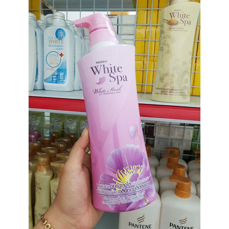 Kem dưỡng da toàn thân Mistine White Spa Lotion 400ml