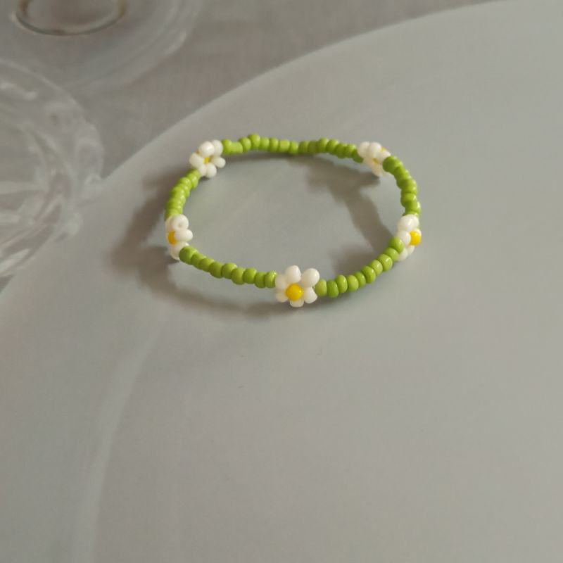 Vòng tay hạt cườm Inspired Rosé Blackpink | Vòng tay cheap moment Idol Kpop hoa cúc