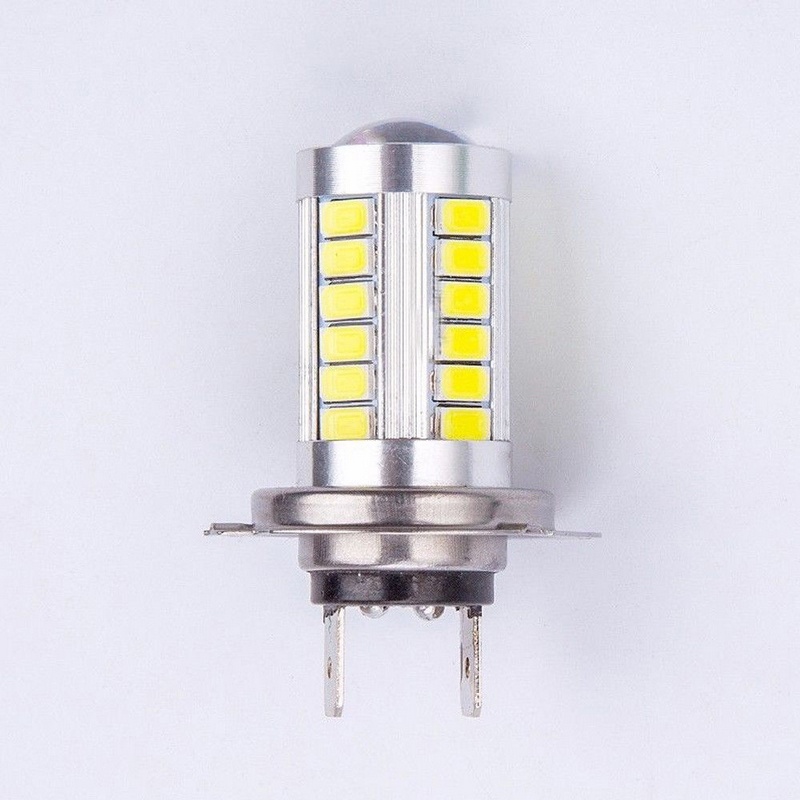 1 Đèn Pha Xe Hơi H7 5630 33SMD LED 12V - Màu Trắng