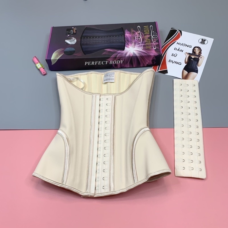 Đai Vitalatex thế hệ mới trơn,đặc,19 xương nhập khẩu từ Italia. Giúp bạn có vòng eo con kiến.