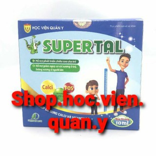 Supertal của Học Viện Quân Y giúp tăng chiều cao cho trẻ còi xương, chậm mọc răng, người lớn bị loãng xương
