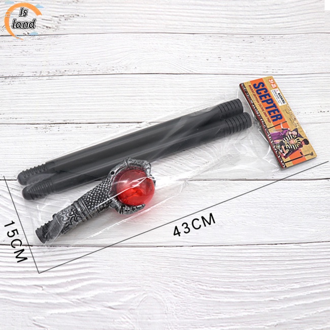Gậy Vuốt Phù Thủy Hóa Trang Halloween Kèm Bóng Trang Trí Cho Bé