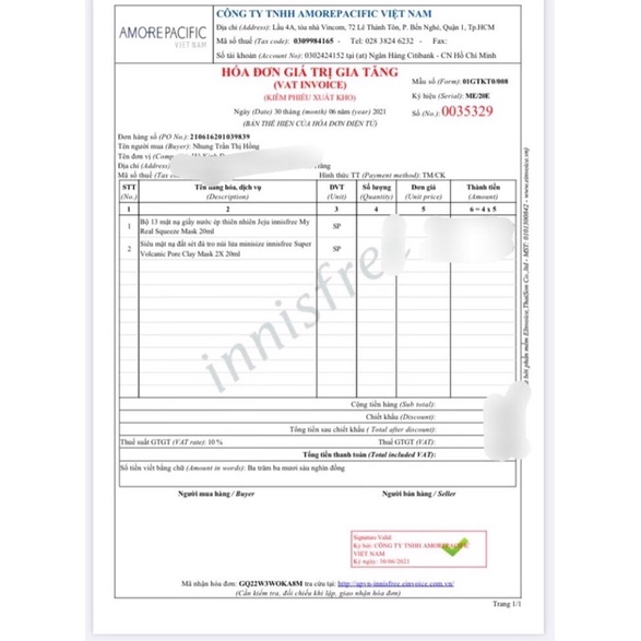 Mặt Nạ Dưỡng Da Innisfree My Real Squeeze EX Hàn Quốc | BigBuy360 - bigbuy360.vn