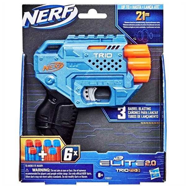 Súng Đồ Chơi Nerf Elite 2.0 Trio Sd-3 Hasbro Rob-1464