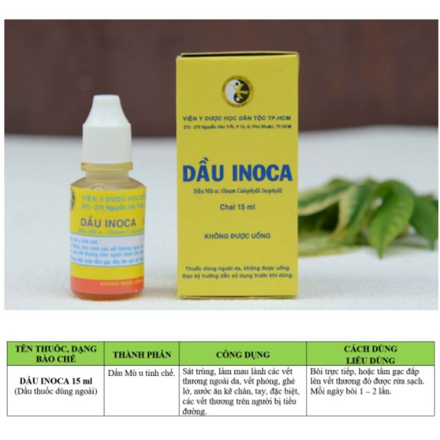 Dầu inoca yhct