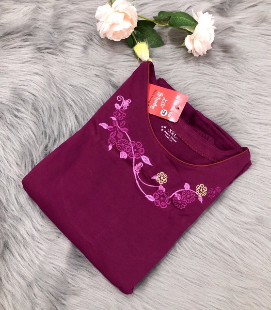 Bộ mặc nhà trung niên - đồ bộ trung niên cho mẹ cho bà , người già , người lớn tuổi dài tay thu đông