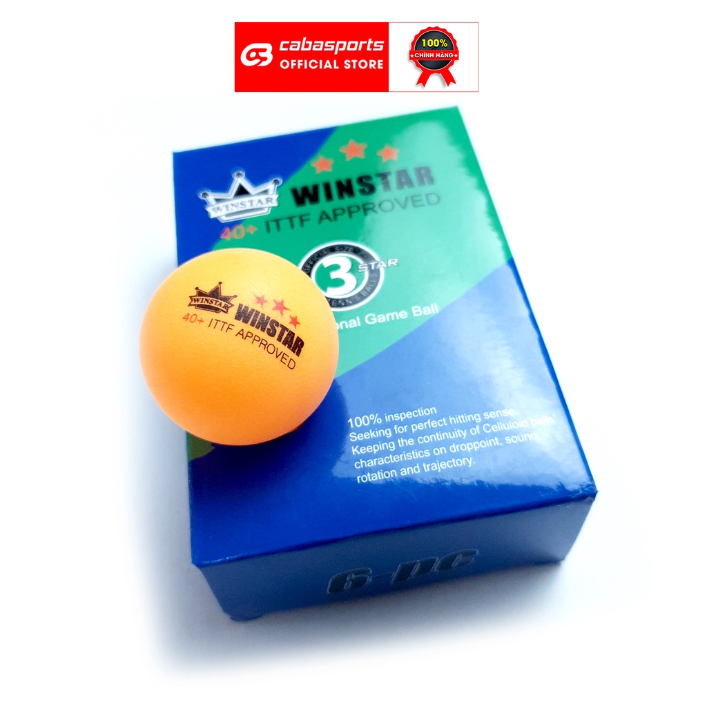 Quả bóng bàn thi đấu Winstar 40+ chính hãng giá rẻ hộp 3 quả - 6 quả