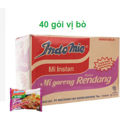 Mì xào khô indomie thùng 40 gói date 5/2022 | BigBuy360 - bigbuy360.vn
