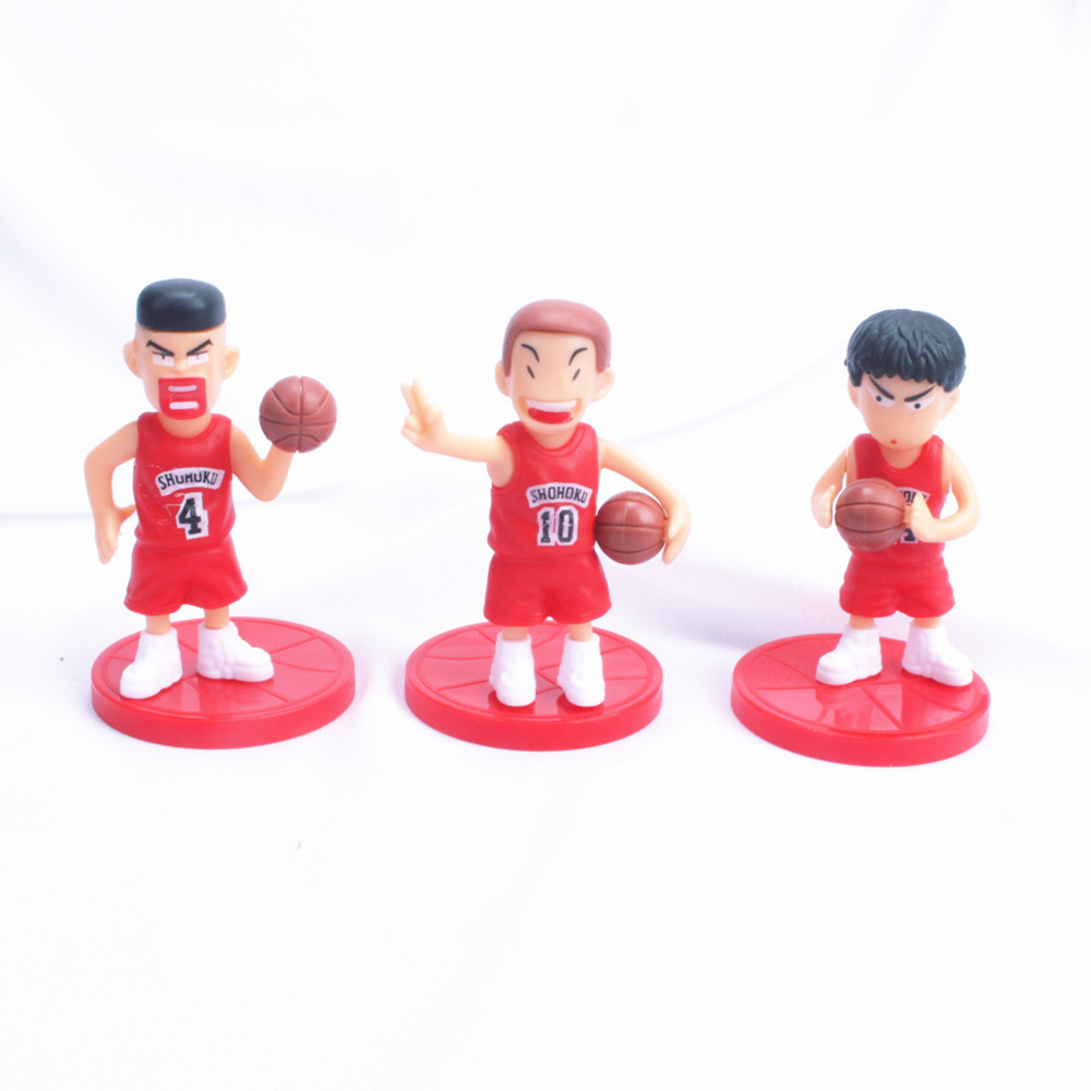 Bộ 5 mô hình nhân vật anime Slam Dunk 7cm