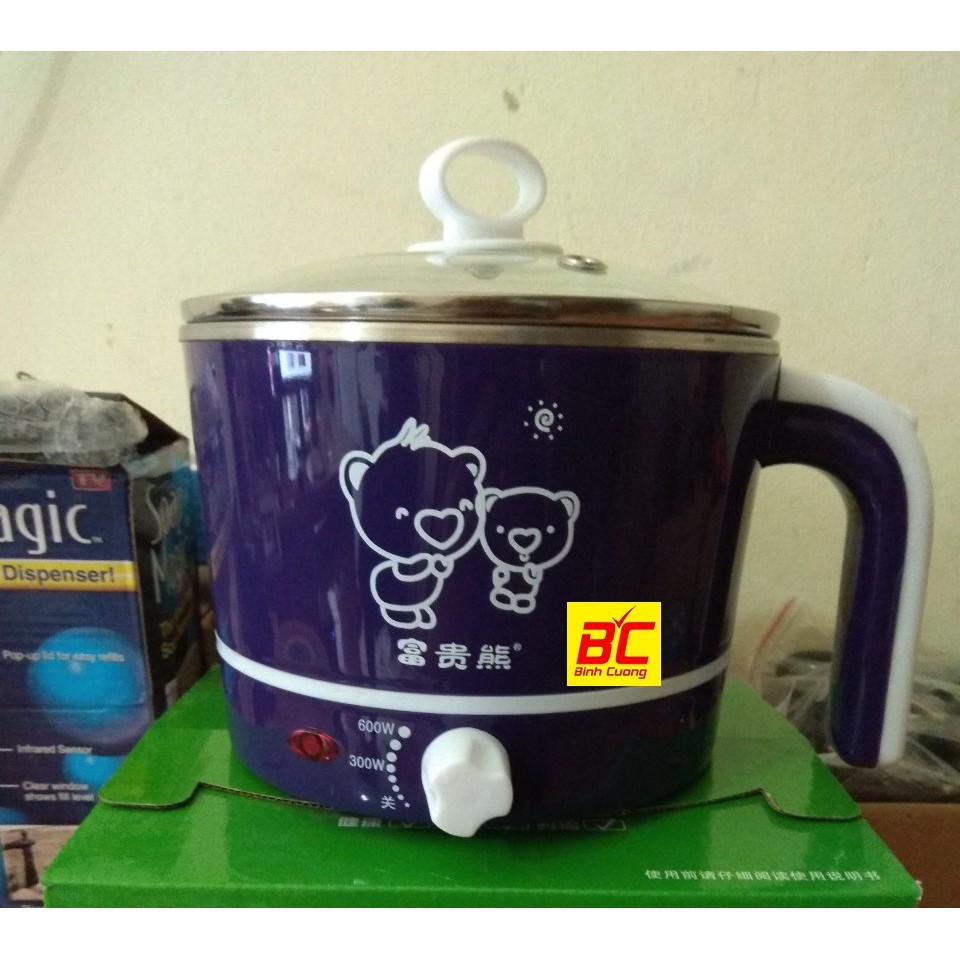 Ca nấu siêu tốc đa năng Inox 304 màu tím