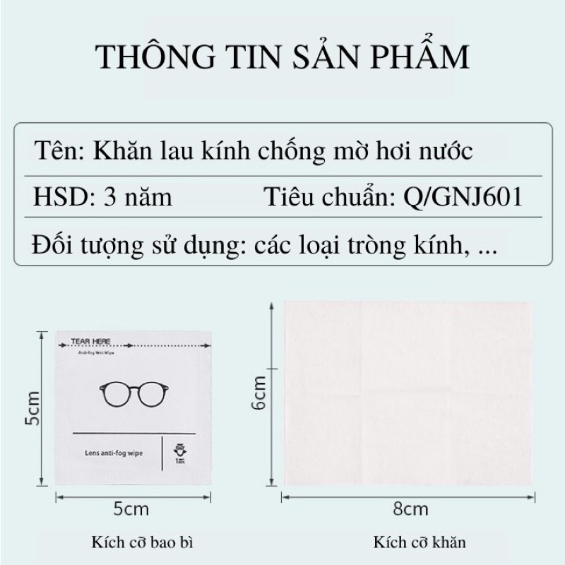 Khăn Nano chống sương mờ cho mắt kính, mũ bảo hiểm, ống kính máy ảnh