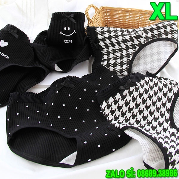 SỈ ZALO RẺ HƠN_ Quần Lót 5 Kiểu Kute Dễ Thương 5110 Size XL