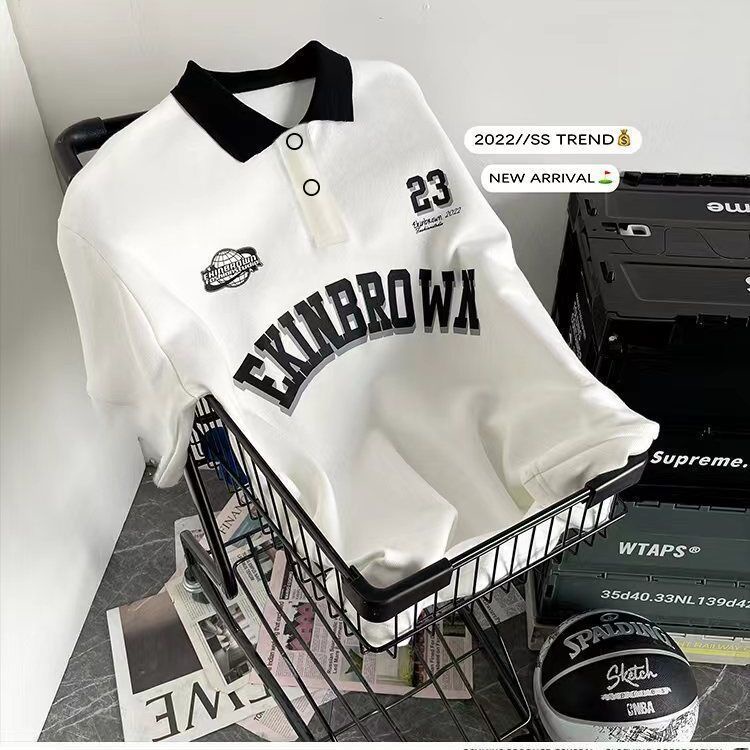 Áo Thun polo Ngắn Tay Dáng Rộng Thời Trang Mùa Hè Dành Cho Nữ