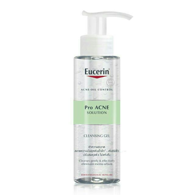 Gel rửa mặt kiềm dầu dịu nhẹ Eucerin