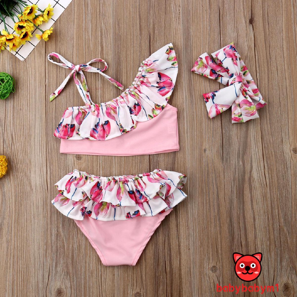 Set bikini 2 mảnh xinh xắn cho bé gái