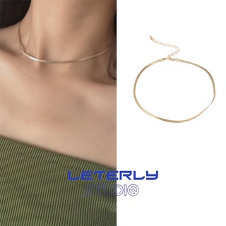 Vòng Cổ Phụ Kiện F312 Phong Cách Âu Mỹ Thiết Kế Giản Đơn Cho Nữ