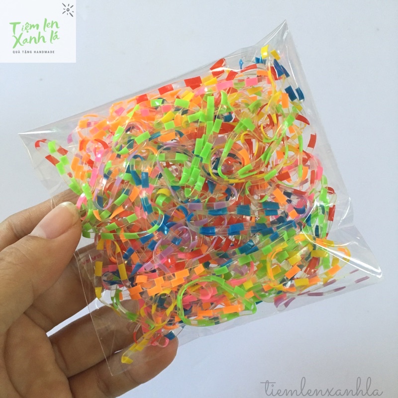 Túi chun buộc tóc cho bé (khoảng 220 cái cái size nhỡ)