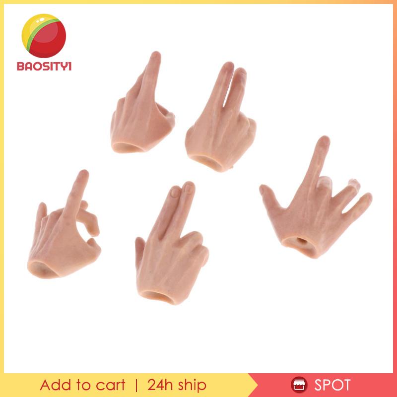 Bộ 5 Mô Hình Bàn Tay Nam Giới Bằng Lúa Mạch 1 / 6 DML HT PH 12 ''