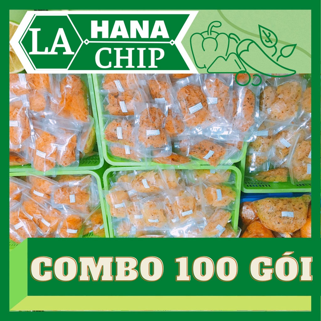 Bánh Tráng Trộn | Hana Chip [COMBO 100 GÓI]