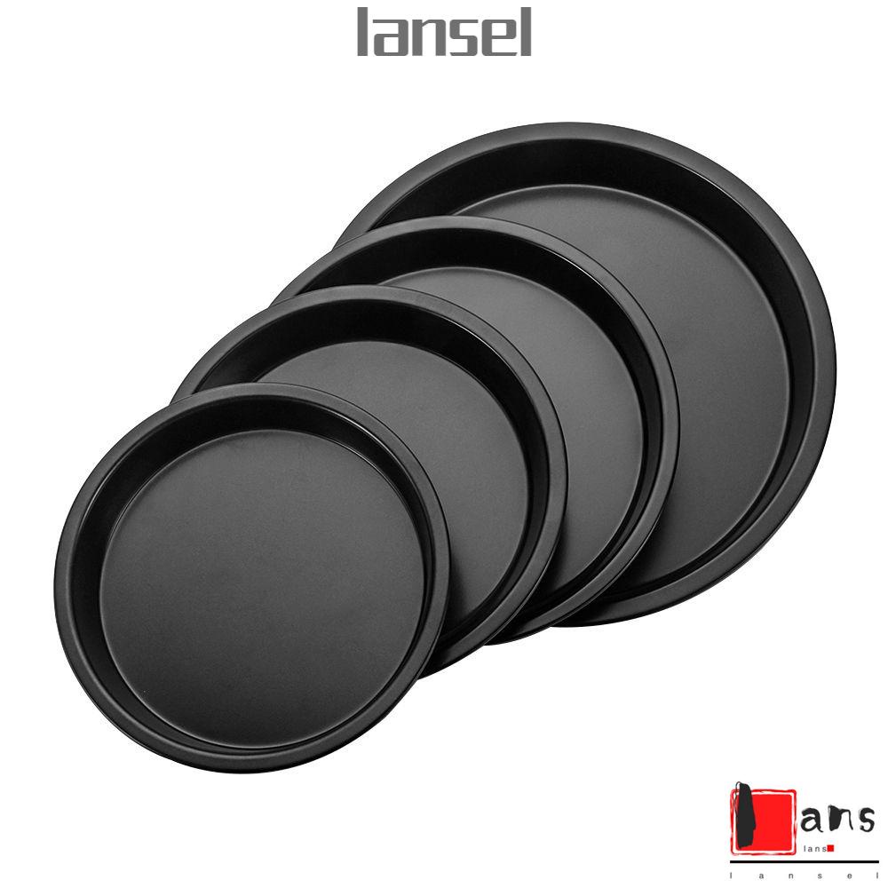 Khay Nướng Bánh Pizza Bằng Thép Carbon Màu Đen Chống Dính Tiện Dụng Cho Nhà Bếp