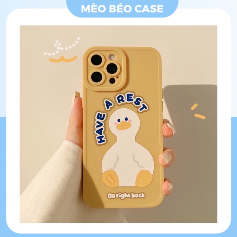 (SIÊU RẺ) Ốp lưng iphone vàng vịt trắng rest 6/6plus/6s/6splus/7/7plus/8/8plus/x/xr/xs/11/12/13/pro/max/plus/promax