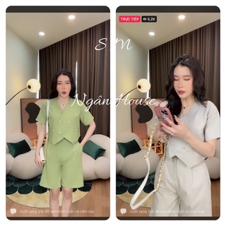Set lửng vest Loan Lâm