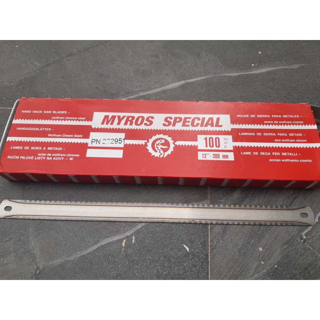 Combo 3 Lưỡi cưa sắt cắt ống nhựa 2 mặt CHÍNH HÃNG 30cm, 300mm, 12&quot;, cưa đa năng