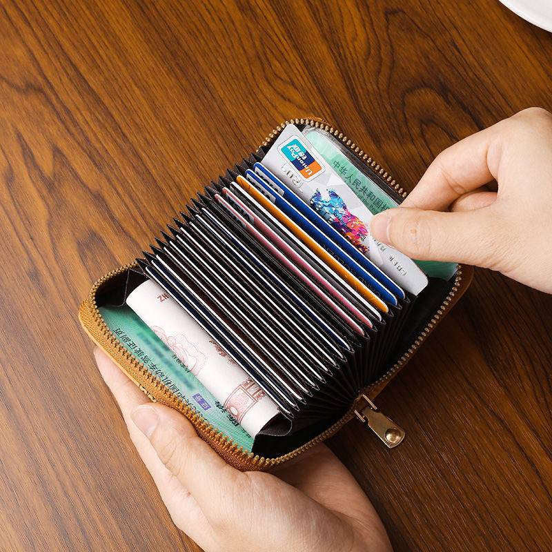 Ví chia nhiều ngăn cỡ nhỏ đựng thẻ đa năng cho phái nữ