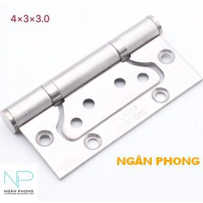 CẶP BẢN LỀ CỬA INOX 201-2.6mm