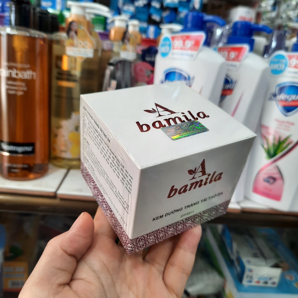 Kem Bamila dưỡng trắng da tái tạo da 25g
