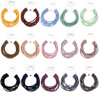 Set 10 cột tóc schun loại mảnh ct0044