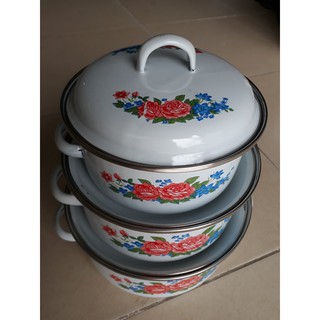 Bộ 3 nồi tráng men