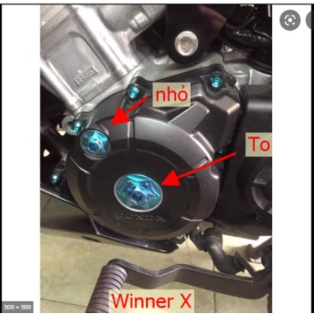 Ốc Mâm Lửa Bưởng Điện HONDA, YAMAHA, WAVE A 110, WINNER X, EXCITER