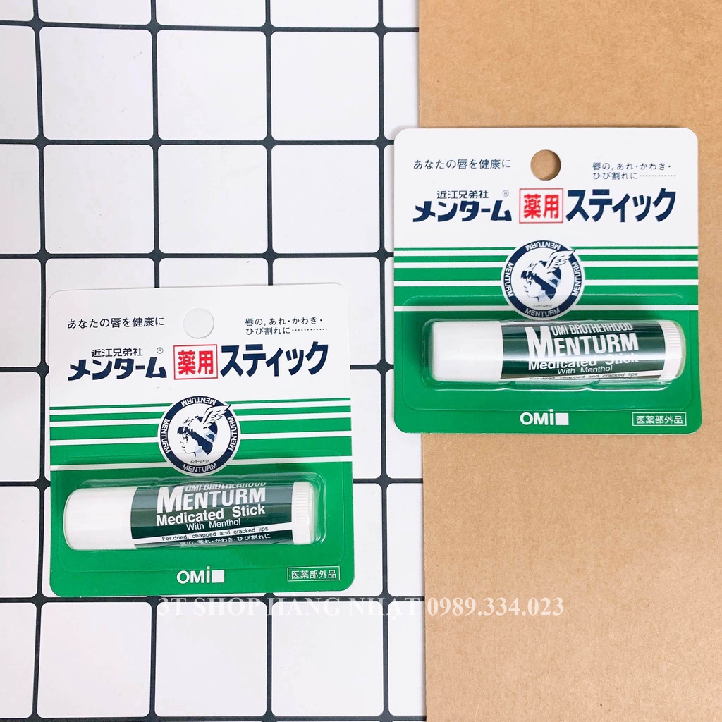 Son dưỡng môi OMi Menturm hương bạc hà