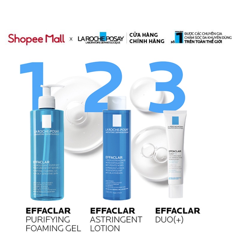Kem dưỡng giảm mụn, ngăn ngừa vết thâm và ngăn mụn tái phát La Roche-Posay Effaclar Duo+ 15ml