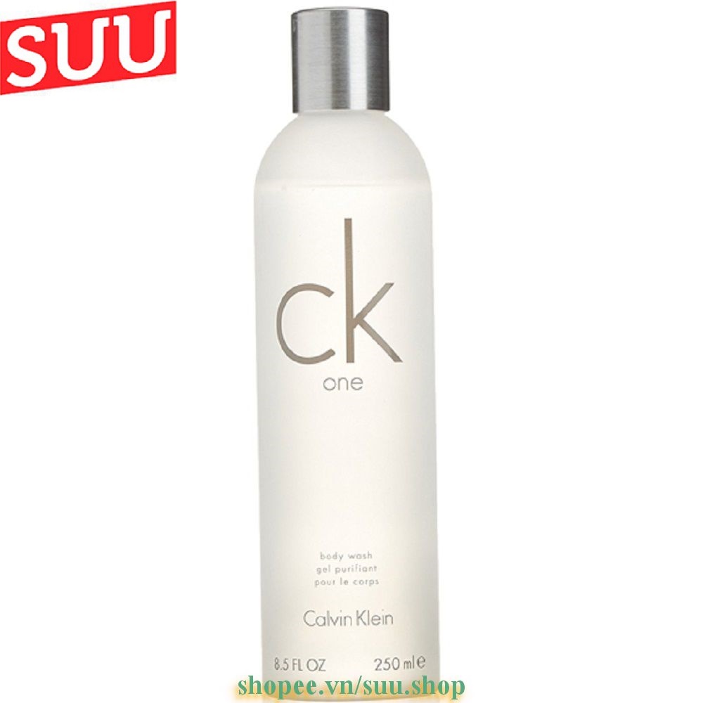 Sữa tắm nước hoa Calvin Klein CK One Body Wash Gel 250ml USA suu.shop cam kết 100% chính hãng