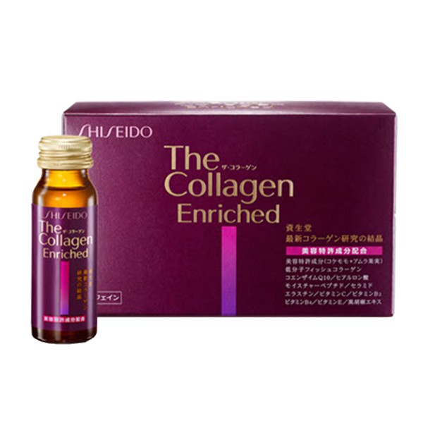 Nước The Collagen Enriched Của Nhật Dạng Nước Uống , The Collagen Shiseido cho độ tuổi 40